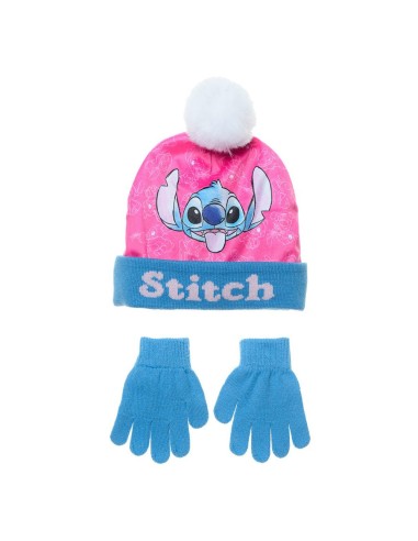 Gorro y guantes Lilo & Stitch niña