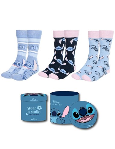 Pack 3 Calcetines Lilo & Stitch Disney mujer