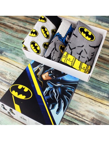 Set de regalo de 3 calcetines de Batman
