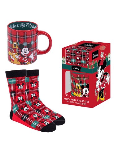 Set de regalo de calcetín + taza Mickey Disney