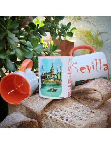 Taza Sevilla Plaza de España Personalizada