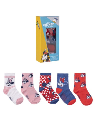 Minnie en Cada Pie: Set de 5 Calcetines para Alegrar sus Aventuras Diarias