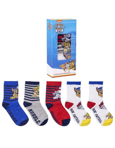 Calcetines Patrulla Canina Infantiles pack de 5